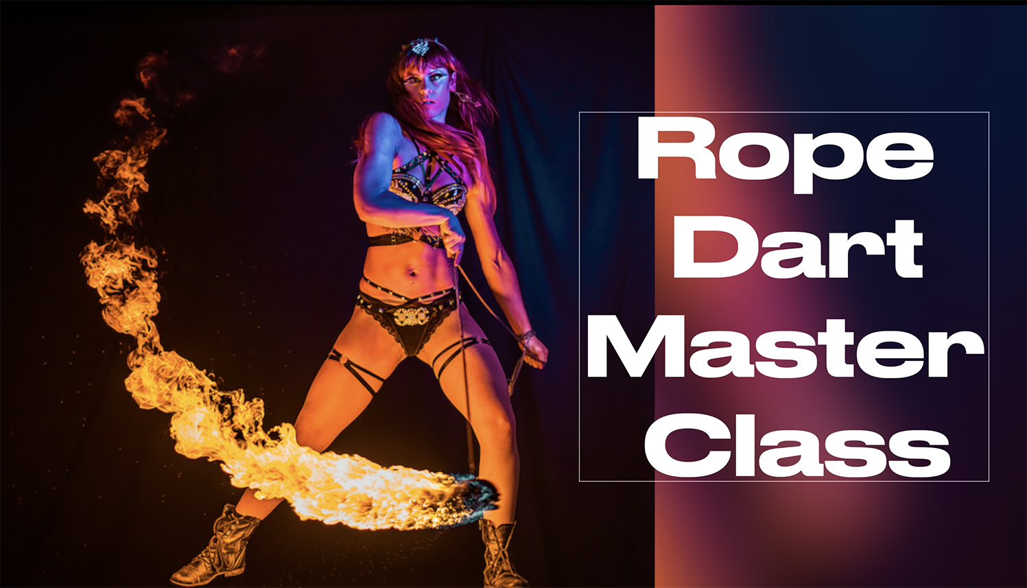 LEARN ROPE DART - FIRE DANCER FLOW MAYHEM